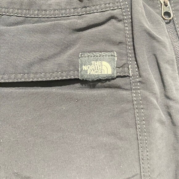 The North Face Mens Cargo Shorts Gray Mid Rise Regular Fit Flat Front Med - Picture 4 of 9